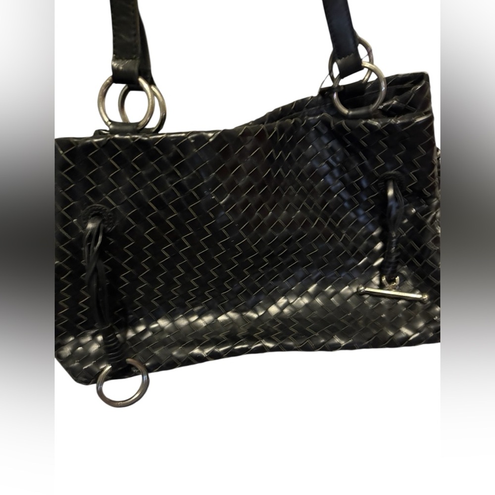 Sharif studio vintage black braided shoulder bag
